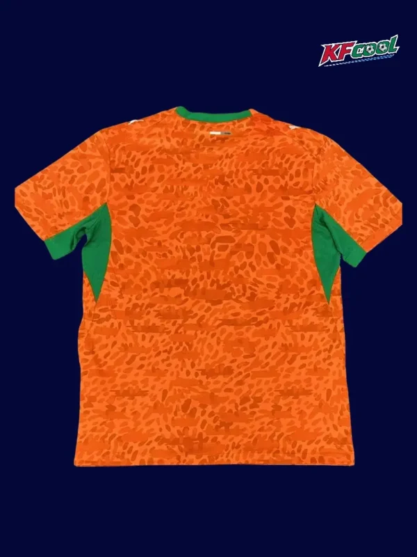 Ivory Coast Home Jersey 2627 Fans Version2 - kfcool.com Ivory Coast home jersey 26/27 fans version back with number area.