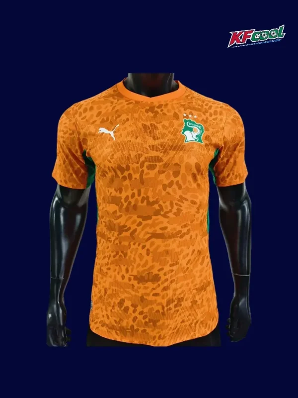 Ivory Coast home player jersey 26/27 front, match fit.