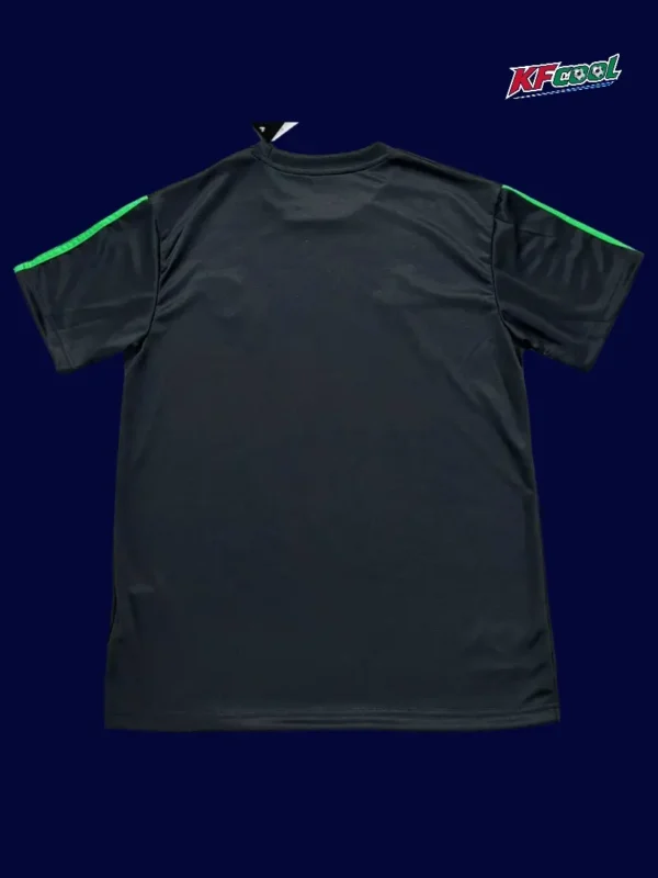 Back view of Jamaica 26/27 away black jersey