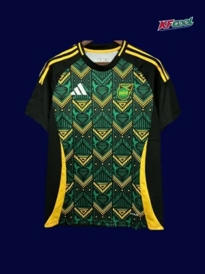 Jamaica 24/25 away green football jersey front