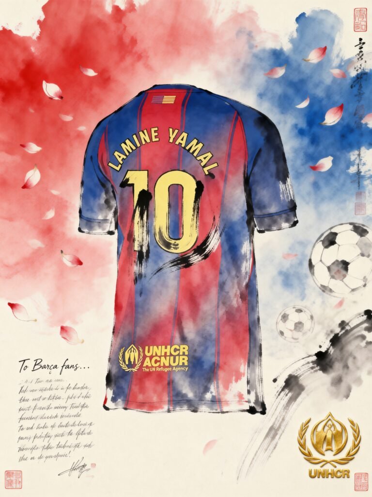 Barcelona Home Jersey 25/26 Lamine Yamal #10 front view