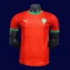 Morocco Home Red Shirt 2526 Player Version1 - kfcool.com Morocco 25/26 home red football shirt front player version