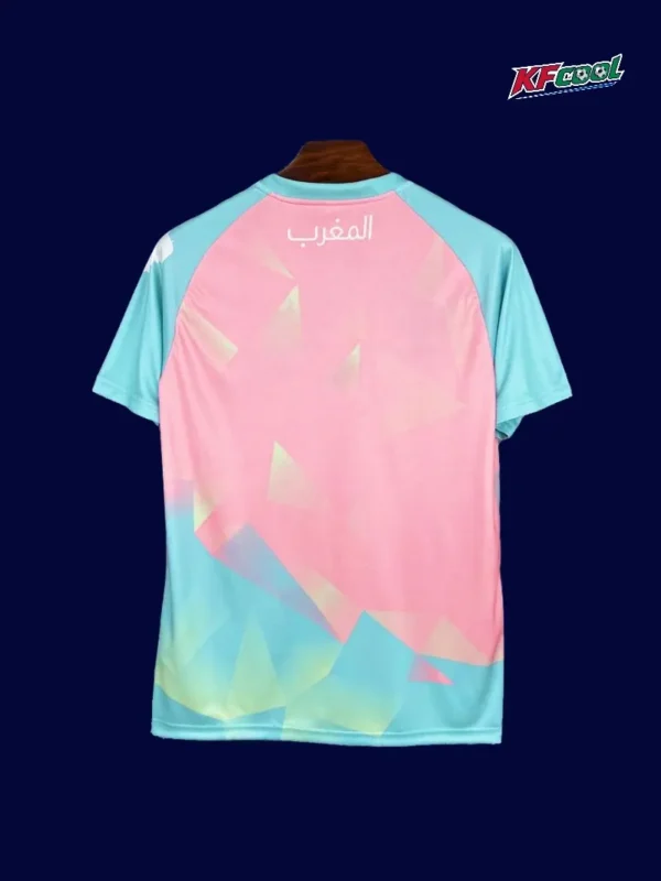Back view of Morocco 25/26 pink special edition jersey