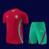 Morocco 26/27 red football training jersey front
