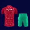 Back view of Morocco 26/27 red training jersey