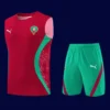 Morocco Red Vest Training Jersey 2627A - kfcool.com Alt Text: Morocco 26/27 red football training vest front