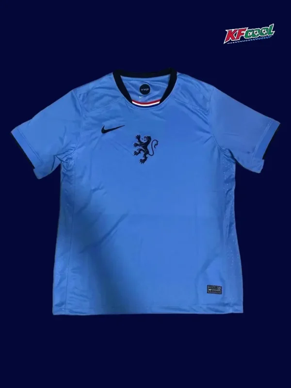 Netherlands 25/26 away blue football jersey front fans version
