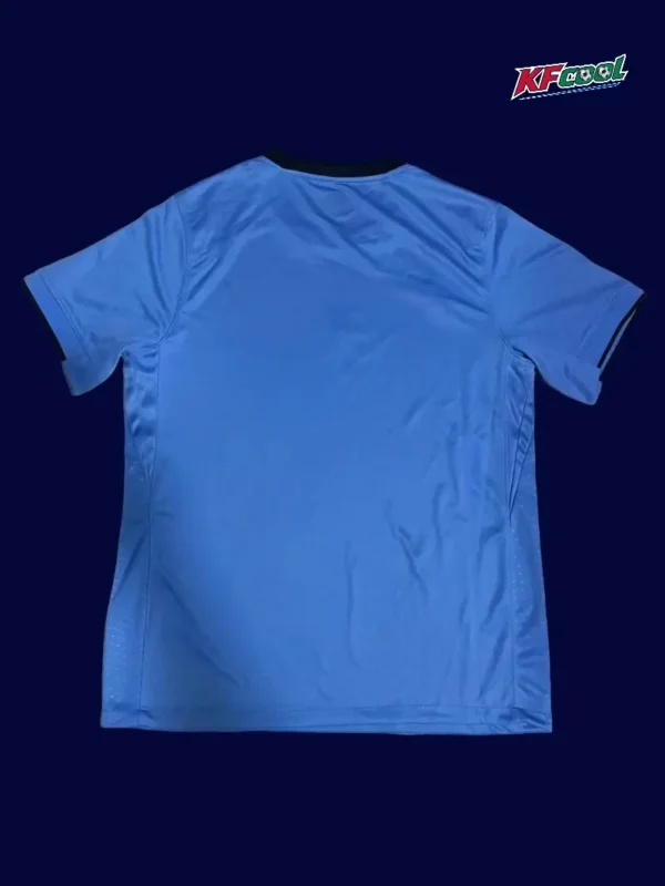 Back view of Netherlands 25/26 away blue fans jersey