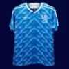 Netherlands 1988 away blue retro football jersey front