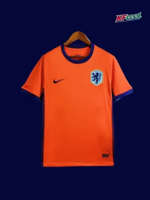 Netherlands Home Orange Jersey 2024 Fans VersionA Netherlands 2024 home orange football jersey front fans version