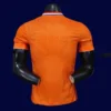 Back view of Netherlands 25/26 home orange player jersey