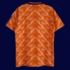 Back view of Netherlands 1988 home orange retro jersey