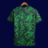 Back view of Nigeria 24/25 green fans jersey