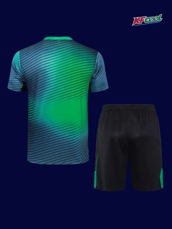 Back view of Nigeria 2025 green training jersey