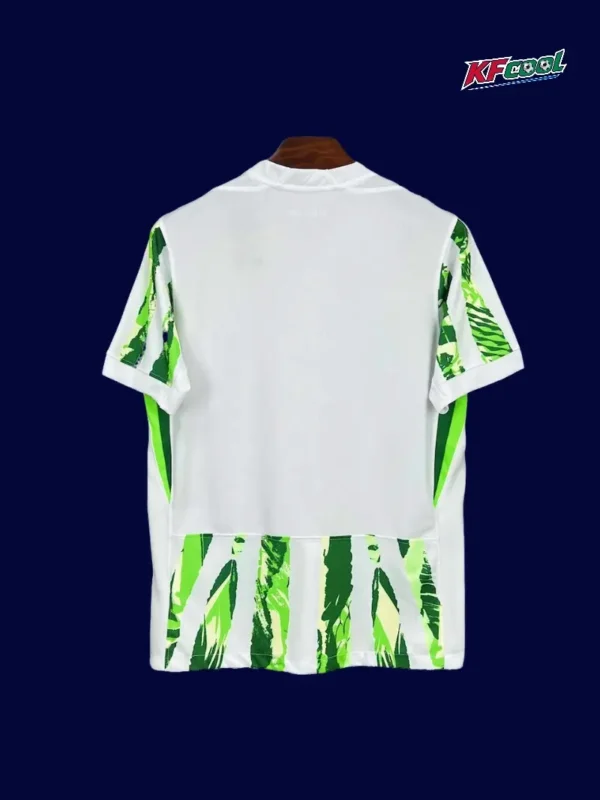 Nigeria Home White Shirt 2526 Fans Version2 - KFCool – Football Jerseys & Soccer Kits Store Back view of Nigeria 25/26 home white fans shirt