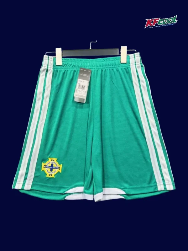North Ireland 26/27 home green football shorts front