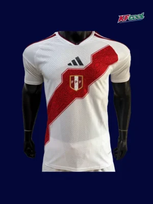Peru 26/27 home white football jersey front player version