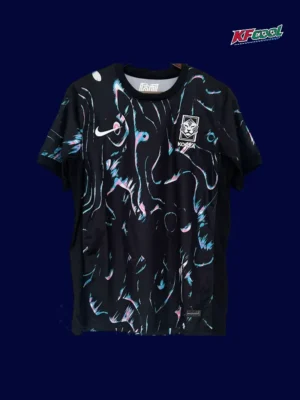 South Korea Away Black Jersey 2425 Fans Version1 South Korea 24/25 away black football jersey front fans version