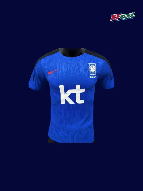South Korea 2026 blue football jersey front player version