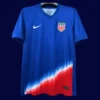 United States 24/25 away blue football jersey front fans version