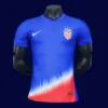 United States 24/25 away blue football jersey front player version