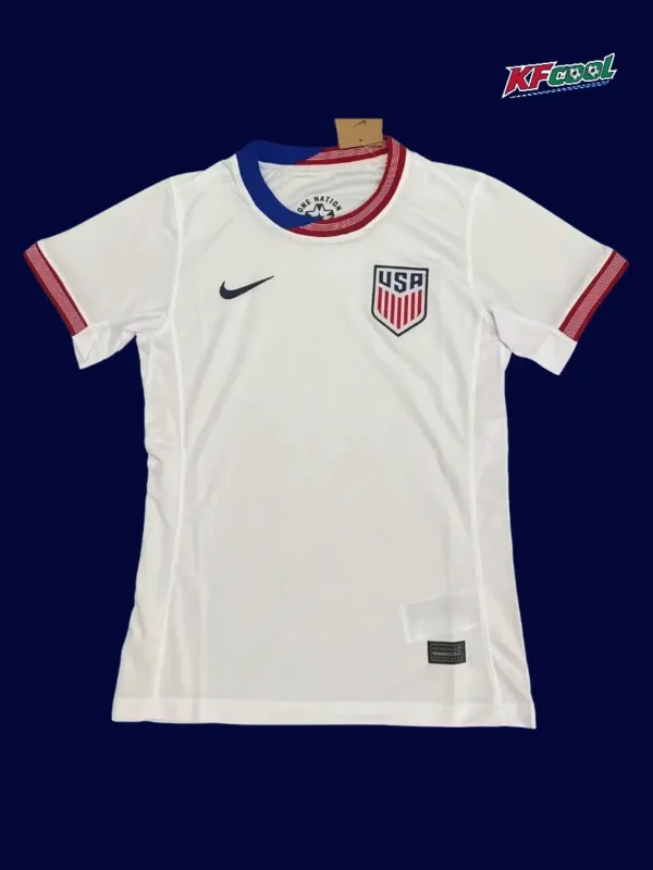 United States 24/25 home white women football jersey front