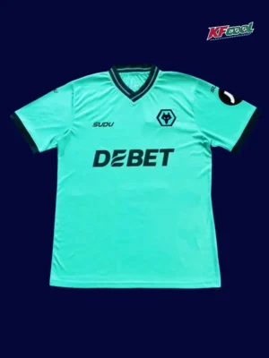 Wolverhampton 25/26 green football jersey front fans version