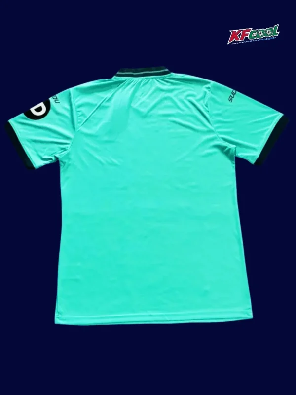 Wolverhampton Green Jersey 2526 Fans Version2 - kfcool.com Back view of Wolverhampton 25/26 green football jersey