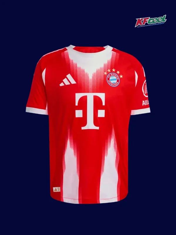 Kane 9 Bayern Munich home red jersey 25/26 player version front view