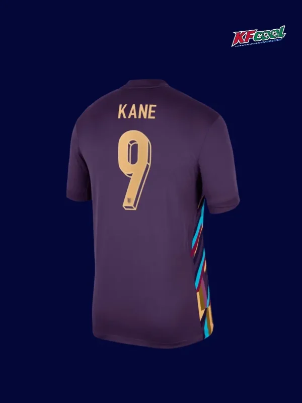 Kane 9 England Away Jersey 2425B - kfcool.com Kane 9 England away jersey 24/25 back view printed detail