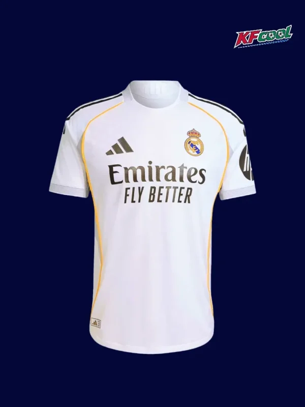 Modrić 10 Real Madrid Home White Jersey 2526 Player Version1 - kfcool.com Modrić 10 Real Madrid home white jersey 25/26 player version front