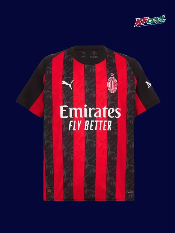 Modrić 14 AC Milan Home Jersey 2526A - kfcool.com Modrić 14 AC Milan home jersey 25/26 front club style