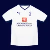 Modrić 14 Tottenham home white retro jersey 08/09 front vintage design