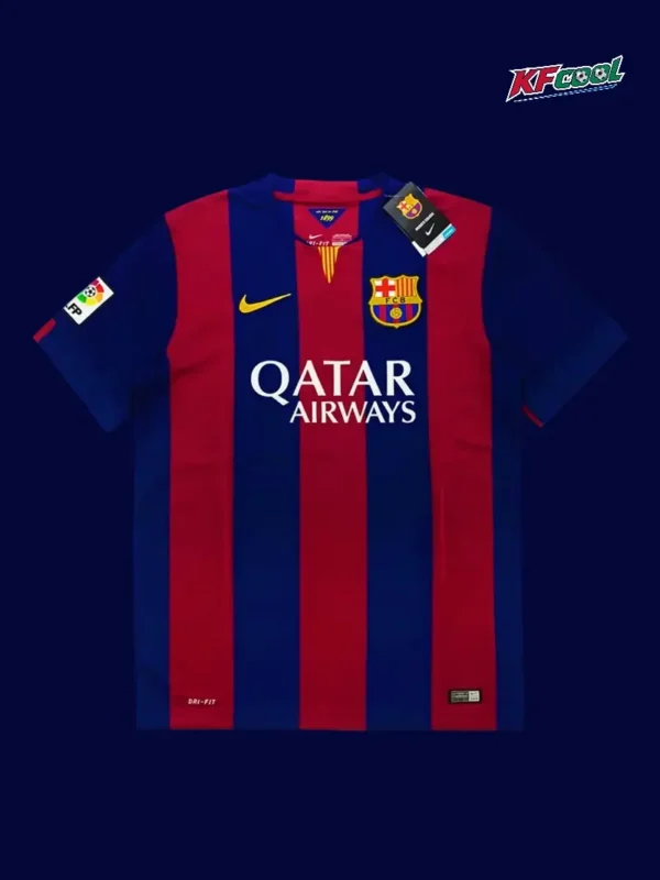 Neymar JR 11 Barcelona home retro jersey 14/15 front historic design