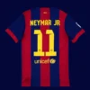 Neymar JR 11 Barcelona home retro jersey 14/15 back view