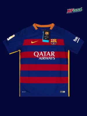 Neymar JR 11 Barcelona home retro jersey 15/16 front classic look