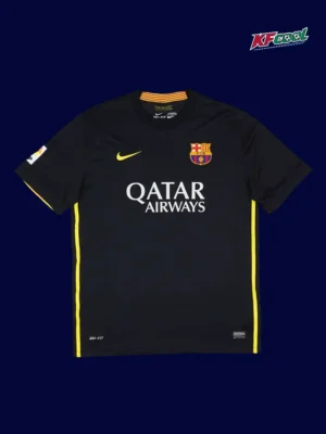 Neymar JR 11 Barcelona third black retro jersey 13/14 front