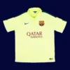 Neymar JR 11 Barcelona third yellow retro jersey 14/15 front