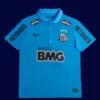 Neymar JR 11 Santos third blue retro jersey 2012 front