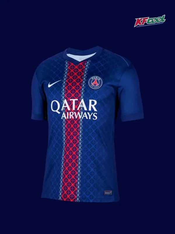 ODembélé 10 PSG Home Blue Jersey 2526A - kfcool.com O.Dembélé 10 PSG home blue jersey 25/26 front official design