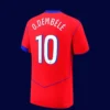 O.Dembélé 10 PSG third red player jersey 25/26 back