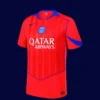 ODembélé 10 PSG Third Red Jersey 2526A - kfcool.com O.Dembélé 10 PSG third red jersey 25/26 front design