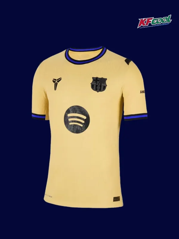 Raphinha 11 Barcelona away jersey 25/26 player version UCL front