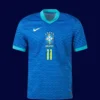 Raphinha 11 Brazil away blue jersey 24/25 front national team design