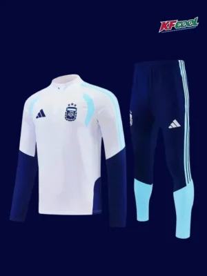 Argentina White Half Pull Tracksuit 26/27
