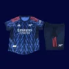 Arsenal away blue jersey back number ventilation mesh 25/26