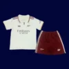 Arsenal Away Kids kits 2526 A - KFCool – Football Jerseys & Soccer Kits Store Arsenal kids away kit front 25/26 includes jersey shorts youth set
