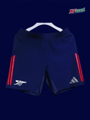 Arsenal white shorts back seam reinforced ventilation 25/26
