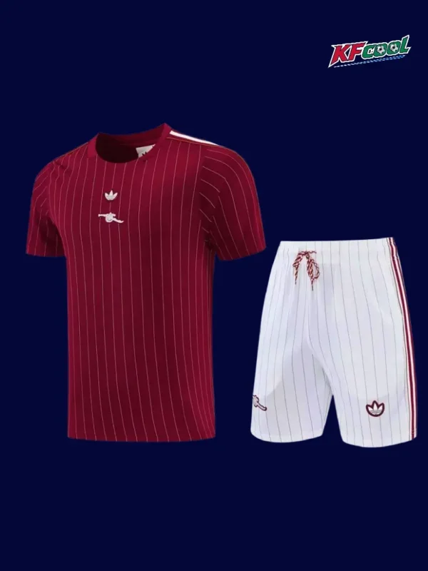 Arsenal Jujube red Training Short Suit 2627A - KFCool – Football Jerseys & Soccer Kits Store