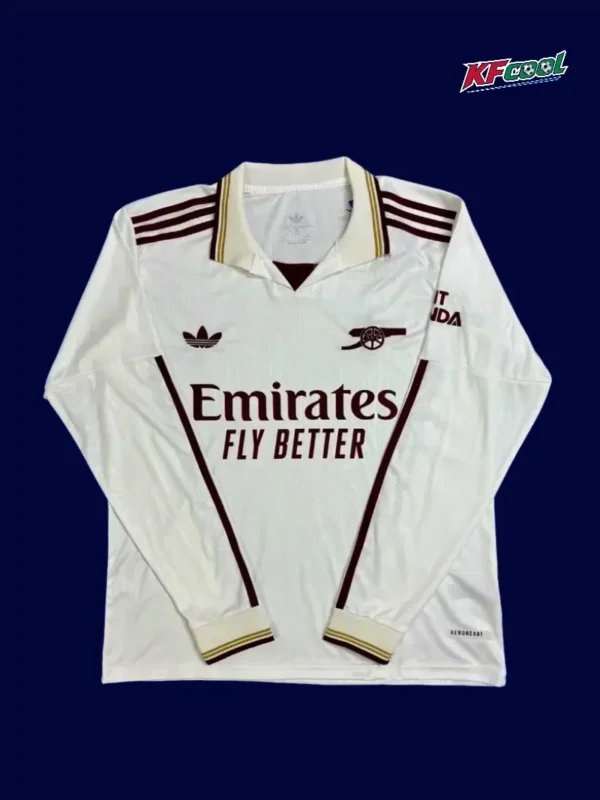 Arsenal third long-sleeve fans front comfortable warm casual 25/26